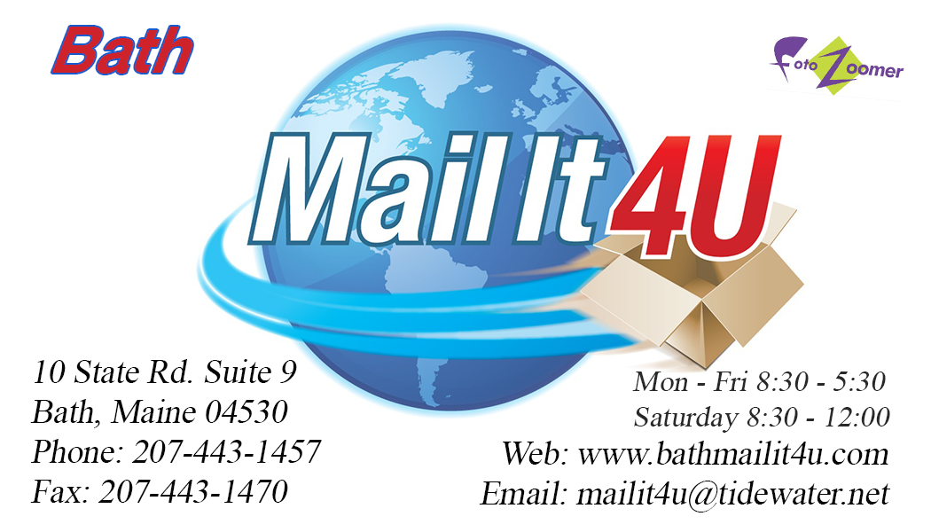 Business Cards Printing Bath, ME Mail It 4 U